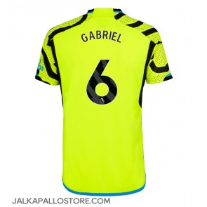 Arsenal Gabriel Magalhaes #6 Vieraspaita 2023-24 Lyhythihainen